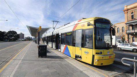tram from entertainment centre to city|North Terrace Tram .